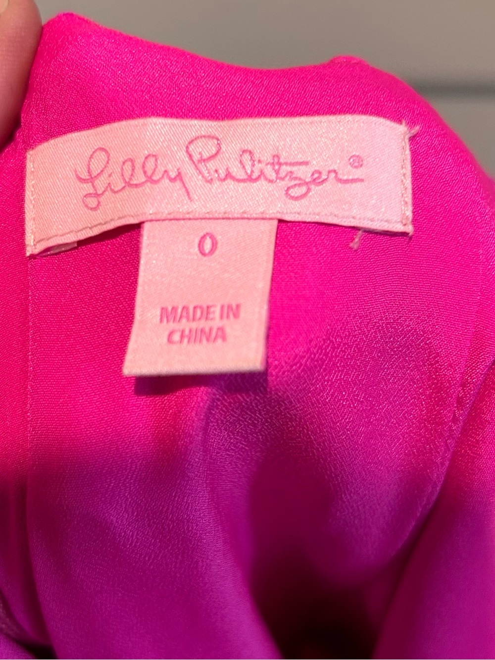 Lilly Pulitzer Pink Lace Peplum Sheath Dress Wedding Guest Size 0 - Picture 10 of 10